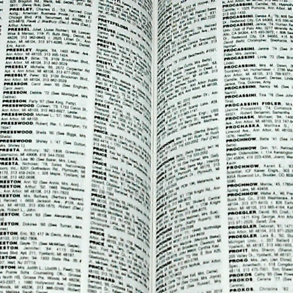 Ann Arbor Michigan Pioneer High School Alumni Directory Hardcover